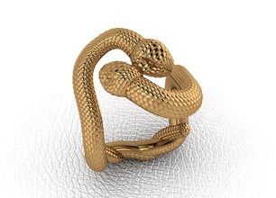 royal animal style bague gemmes or argent diamants roi anneaux bijoux diamant 3d print model - Mito3D
