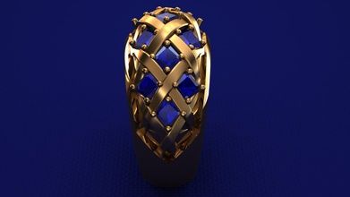 royal ring jewelry diamond jewellery engagement printable gem gold engagem wedding cad jewel brilliant sapphire ruby fashion beauty rings 3d print model - Mito3D