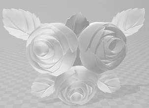 roza cnc 3d print cvetok love flower floral petal blooming wedding art sculptures 3d print model - Mito3D