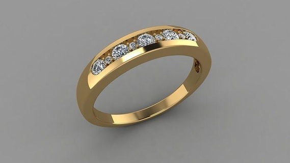rpy 008 gioielleria lusso illustrazione arte attività commerciale nozze simbolo design oro presentazione bene argento bellissimo semplice confortevole i soldi anelli 3d print model - Mito3D