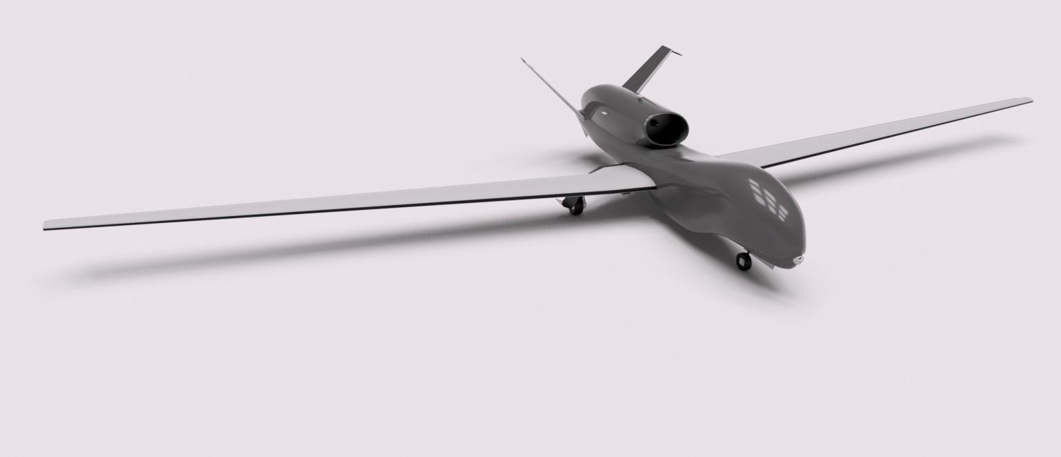 rq-4-global-hawk space spacecraft astronomy globe uav plane usa printer rocket airplane scanner 3d science fiction engineering 3D print model - Mito3D