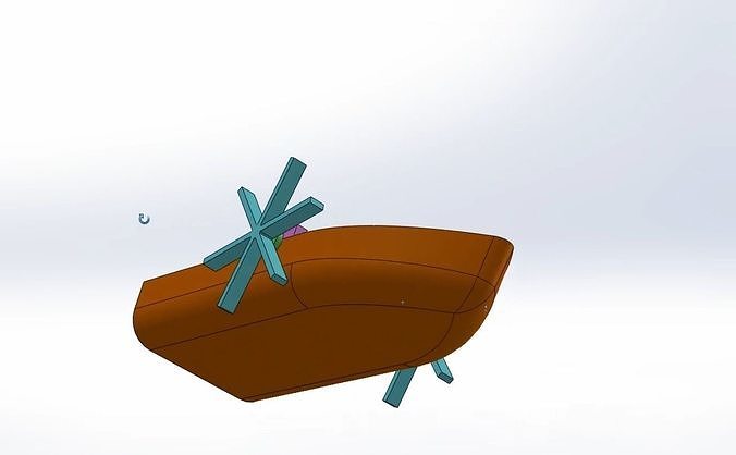 caucho banda barco lego 3d 3dprinting legoapoyado juegos juguetes 3D print model - Mito3D