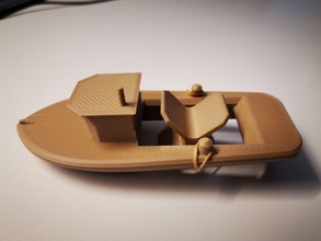nastro di gomma barca giocattolo hobby-fai da te famiglia la band retrò divertente anatra float nave acqua motore hobby il fai altri 3d print model - Mito3D