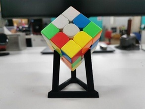 rubik stand toy creativity 3dprint cube gadget connection geometric shape games toys game accessories 3d print model - Mito3D