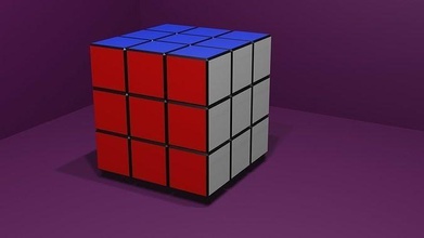 rubik cubo juego juguete color rompecabezas cerebro mente escuela politécnica geométrico forma vistoso pixelado caja juegos juguetes 3d print model - Mito3D