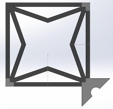 rubiks würfel halter unterstützung geometrisch design 3dprint spiele spielzeuge puzzle 3d print model - Mito3D