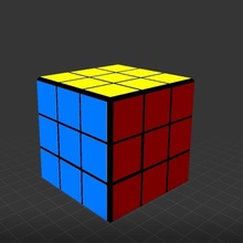 rubix cube boîte carré illustration paquet abstrait géométrique espace rangement scientifique chimie isométrique livraison conception publicité science jeux jouets puzzle ménage 3d print model - Mito3D