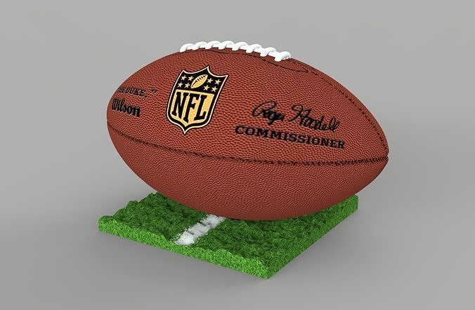 rúgbi bola esporte futebol americano nfl casa decoração 3D print model - Mito3D