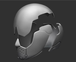 arruinador casco disfraz cabeza cosplay 3dprint plano gameprop pasatiempo bricolaje diy 3d print model - Mito3D