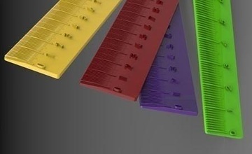 ruler10 cm righello 3d goffrato testo adatto stampa 10 scienza ingegneria 3d print model - Mito3D