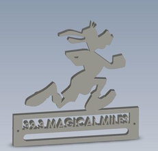 rungoofy medalla percha desafío logro equipo plan juego creatividad pasatiempo bricolaje diy 3d print model - Mito3D