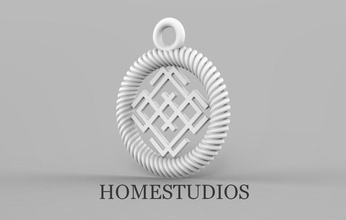 runique pendentif 16 argent mode beauté imprimable Collier bijoux rus rune pendentifs 3d print model - Mito3D