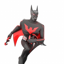 laufen batman hinaus statue figur 3d drucken modell batmanbeyond dc comics zahl superheld spiele spielzeuge 3d print model - Mito3D