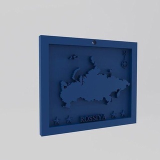 russia rossiya harita 3d Yazdır model Europa 3dprint figürinler minyatürler duvar dekor Ulusal heykel anahtar Zincir Sanat plastik geometrik yazdırılabilir 3dprinting ülke dünya Rusya ev 3d print model - Mito3D
