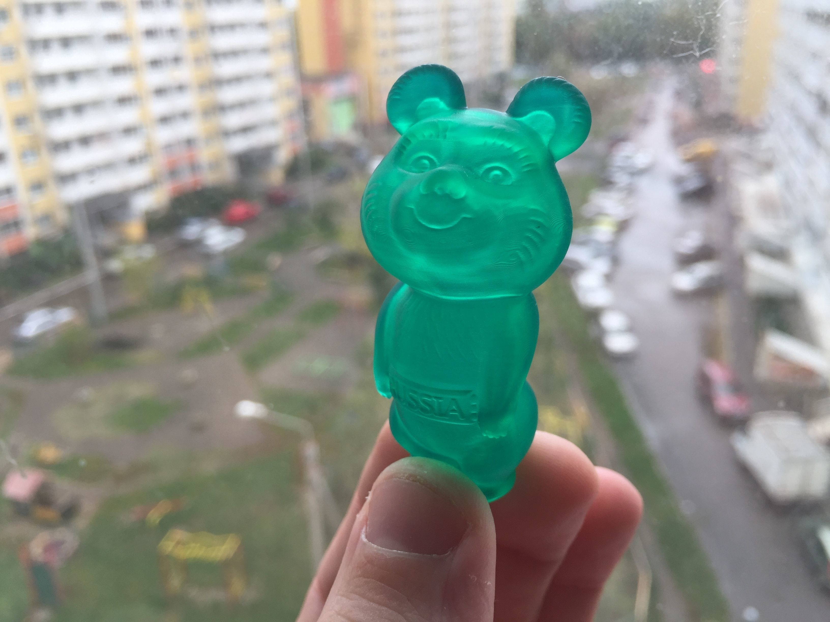 l'orso russo negozio art orso di souvenir cub figura figurina ted teddy giocattolo i giocattoli cheychain in miniatura gioco carattere bambola animali statua statuetta la scultura gioielli ciondolo sculture 3D print model - Mito3D