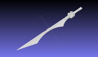 rwby penny floating array sword printable assembly 3d printing replica costume cosplay toy fantasy sci fi swords polendina anime games toys 3d print model - Mito3D