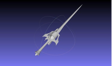 rwby weiss rapier myrtenaster printable assembly games-toys schnee webseries replica costume cosplay weapon toy sword blade bladed fantasy 3d printing revolver games toys other 3d print model - Mito3D