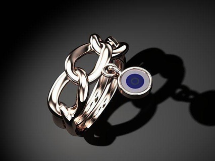 ry41 Ring Schmuck Gold druckbar Juwel Hochzeit Engagement Mode brillant Silber Schönheit Platin Diamant engagem Sterling Rubin Ringe 3d print model - Mito3D