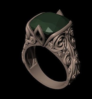 ry Ring Gold Schmuck Diamant Hochzeit Juwel Engagement Mode brillant Schönheit druckbar Silber Rubin Weiß Ringe 3d print model - Mito3D