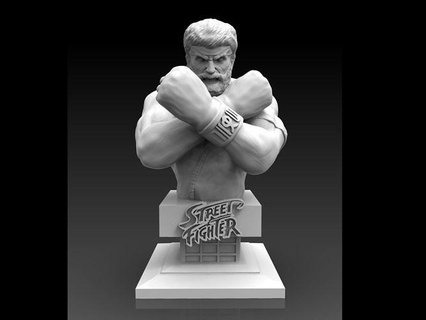 ryu - street fighter statue capcom figure collection xmstudio xmstudios sideshow art sculptures 3d print model - Mito3D