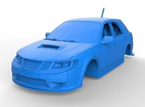 saab 9-2 stl file interior print hobby diy automotive 3d print model - Mito3D