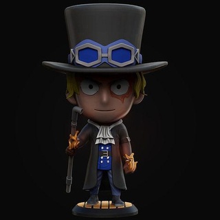 sabo one piece character art body onepiece naruto ace luffy zoro nendoroid 3dprint 3dprinting sculptures 3d print model - Mito3D