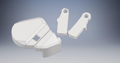 sachs torpido pentasport 5 hız dişli kaldıraç 3d hobi kendin yap mekanik parçalar 3d print model - Mito3D