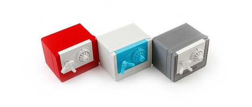 seguro v2 ahorros salvar dinero moneda retro caja juegos juguetes 3d print model - Mito3D