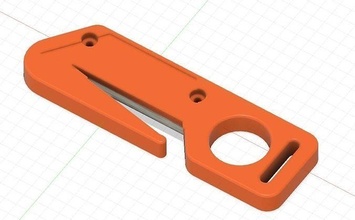 safety cutter scuba emergency tool diving hobby diy hand tools 3d print model - Mito3D