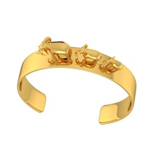 sahara bracciale elefanti gioielli 3d braccialetto catalogo controllato collezione corretto oro moderna stampabile il rendering rhino rosa v ray la visualizzazione business bianco giallo bracciali 3d print model - Mito3D