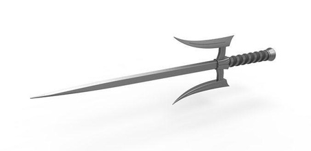 sai of mileena game mortal kombat 10 dagger knife sword weapon melee blade cosplay replica prop print printable bladed military hobby diy 3d print model - Mito3D