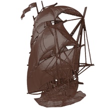 yelkenli gemi kabartma cnc sanat deniz denizci tekne geveze bas rahatlama heykel oyma kalıp 3d baskı yazdırılabilir n stl zbrush artcam heykeller 3d print model - Mito3D