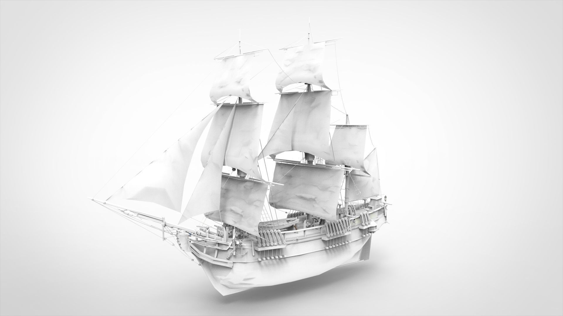 sailing 3d model printing boat sail vehicle sea ship ocean watercraft vessel navy battleship fishing naval shark nautical navigation warship cruising pirate marine maritime hobby diy 3D print model - Mito3D