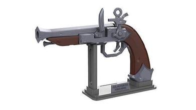 marinero cañón mar ladrones imprimible 3d modelo stl impresión pistola juguete arte bricolaje diy pasatiempo pirata 3d print model - Mito3D