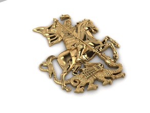 san gregorio art de oro saintgregory la plata joya gem el diamante canadá inglaterra caballo 3d dragón otros 3d print model - Mito3D