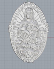 saint jewelry jesus beauty jewel silver gold jewellery church luck fashion apparel accessory other 3d print model - Mito3D