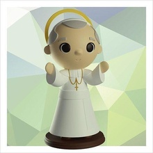 saint john paul ii religious image decor religion art pope religiou object house 3d print model - Mito3D