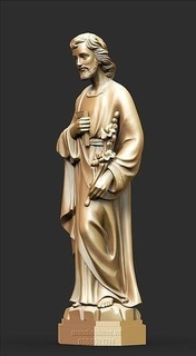 aziz Joseph çalışan isa İsa Tanrı kalp heykel Vesika dini din kilise Katolik ışınlar kutsal cnc takı mücevher Hıristiyan mezarlık heykeller çapraz Sanat 3d print model - Mito3D