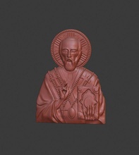 saint nicholas religion statue sculpture art ancient god old symbol jewelry pendant pendants man 3d print model - Mito3D