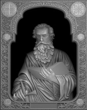 saint paul - v02 3d model sanat cnc adam Hıristiyanlık katoliklik modelleri heykeller portre matematiksel 3d print model - Mito3D