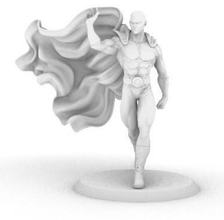 saitama soco homem açao figura escultura estátua arte Homem só jogos brinquedos acessórios 3d print model - Mito3D