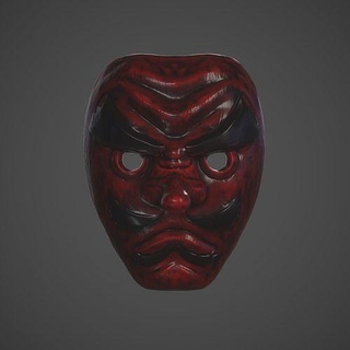 Jacken Urokodaki Kimetsu yaiba Dämon Jägerin Maske Cosplay Tengu oni hannya Ninja Samurai Kunst Japan Skulpturen Gesicht Geist Airsoft Hobby DIY 3d print model - Mito3D