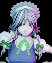 Sakuya izayoi Charakter Frau Karikatur Mädchen weiblich Zahl Anime Statue Bildhauerei Spiele Spielzeuge 3d print model - Mito3D