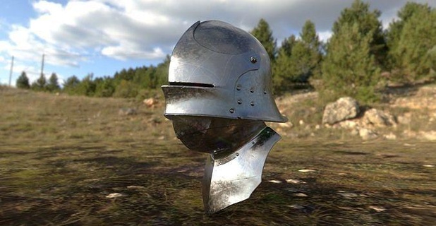 sallet helmet armor salade medieval knight german italy army soldier warrior ornamental sculpture helm bev germany crusader amored saxon armour art scans replicas 3d print model - Mito3D