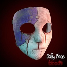 sally face bloody 3d model stl file printing halloween mask scary cosplay cnc router printable models files printed instant download art 3d print model - Mito3D