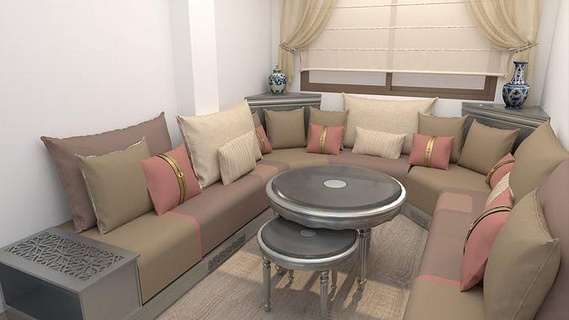 salón marroquí moderno casa mueble lujo oro clásico decoración retro interior trono Sillón silla habitación asiento sofá diseño joya emperador 3d print model - Mito3D
