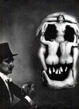 salvador dali cráneo modelo mujer formando surrealismo esquelético hueso humano esqueleto arte esculturas 3d print model - Mito3D