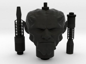 saman hookah kit shisha smoke 2020 2021 art sculptures 3d print model - Mito3D