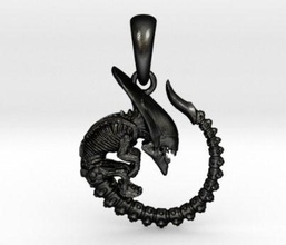saman alien pendant 2020 2021 celestial keychain art sculptures 3d print model - Mito3D
