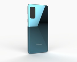 samsung s20 bule 3d yazdır model s10 dikey ayrık akıllı telefon gol sanat deko sembol üçgen hobi kendin yap elektronik 3d print model - Mito3D